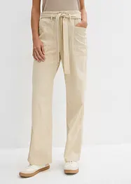 Pantalon 7/8 à taille élastiquée, 100% coton, bonprix