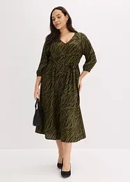 Robe midi en viscose fluide, bonprix