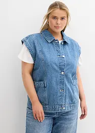 Gilet sans manches en jean, bonprix
