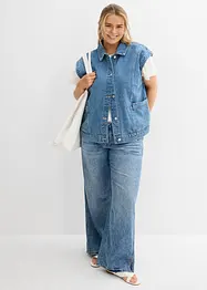 Gilet sans manches en jean, bonprix
