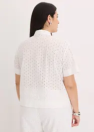 Chemisier à broderies anglaises, bonprix