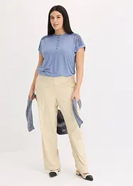 T-shirt à empiècement dentelle, bonprix