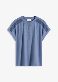 T-shirt à empiècement dentelle, bonprix