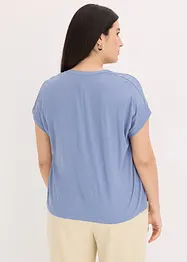 T-shirt à empiècement dentelle, bonprix