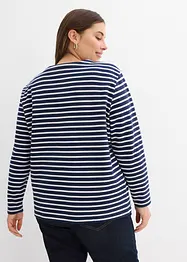 Sweat-shirt en matière texturée, bonprix