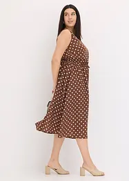 Robe midi avec lien à nouer, bonprix