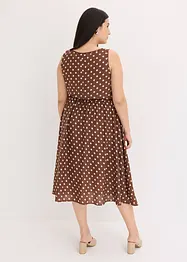 Robe midi avec lien à nouer, bonprix