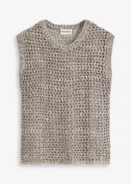 Top en grosse maille ajourée, bonprix
