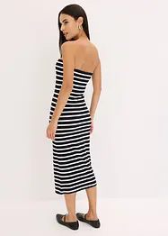 Robe bustier en matière côtelée, bonprix