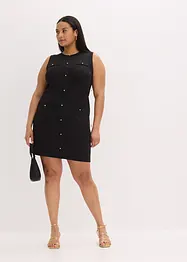 Robe avec boutons décoratifs, bonprix
