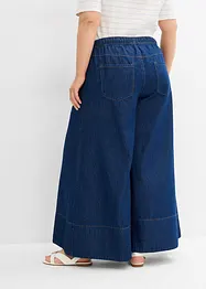 Jean large, taille mi-haute et élastiquée, bonprix