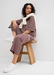 Pantalon en jersey coton texturé, bonprix