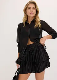 Mini-jupe plissée, bonprix
