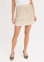 Mini-jupe plissée, bonprix