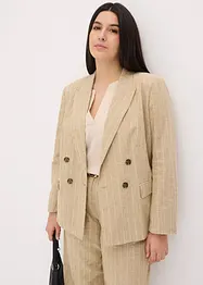 Blazer en lin majoritaire, bonprix
