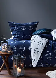 Parure de lit réversible motif ancres, bonprix