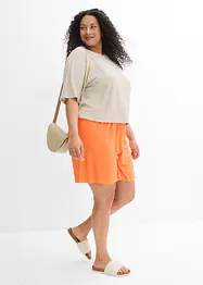 Short à taille élastiquée en viscose extensible, bonprix