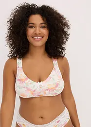 Lot de 2 soutiens-gorge coton minimiseurs sans armatures, bonprix