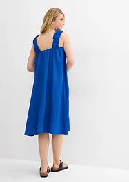 Robe en jersey crêpe gaufré, bonprix