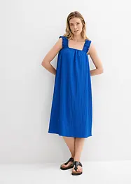Robe en jersey crêpe gaufré, bonprix