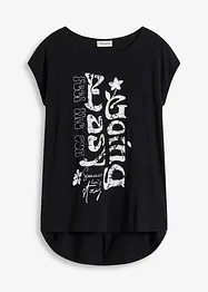 T-shirt long 100% coton, bonprix