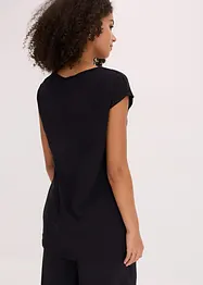 T-shirt long 100% coton, bonprix