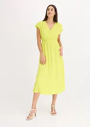 Robe en jersey crêpe aérien, bonprix