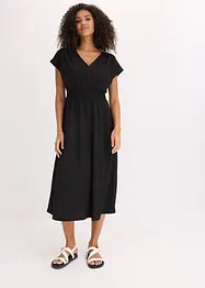 Robe en jersey crêpe aérien, bonprix