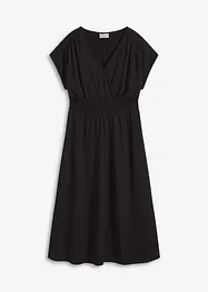 Robe en jersey crêpe aérien, bonprix