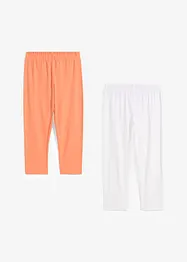 Lot de 2 leggings 3/4, bonprix