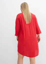 Robe-tunique fluide et texturée en viscose mélangée, bonprix