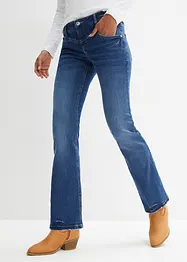 Jean bootcut taille mi-haute, extensible, bonprix