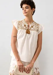 Tunique brodée avec de la soie, bonprix