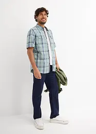 Chemise manches courtes en seersucker 100% coton, bonprix