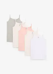 Lot de 5 caracos en coton extensible, bonprix