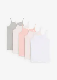 Lot de 5 caracos en coton extensible, bonprix