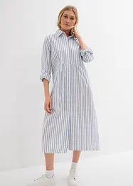 Robe à col chemise, 100% coton, bonprix
