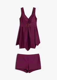 Tankini long (ens. 2 pces) à larges bretelles, bonprix