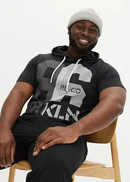 T-shirt à capuche en molleton épais, bonprix