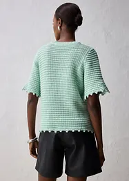 Pull ajouré avec lin, bonprix