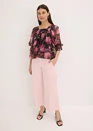 Blouse à base effet boule, bonprix