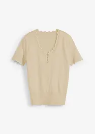 Pull coton et soie, bonprix