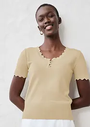 Pull coton et soie, bonprix