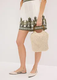 Cabas en macramé, bonprix