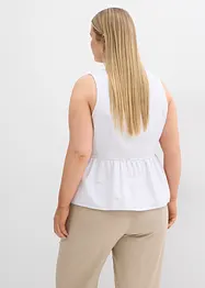 Blouse sans manches rayée, bonprix