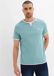 Lot de 2 T-shirts 2 en 1, bonprix