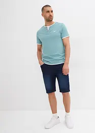 Lot de 2 T-shirts 2 en 1, bonprix