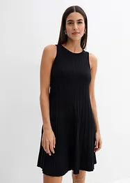 Robe trapèze en maille de viscose mélangée, bonprix