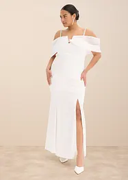 Robe de mariée en satin brillant orné de strass, bonprix