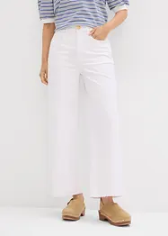 Jean Wide Leg, taille haute, raccourci, bonprix